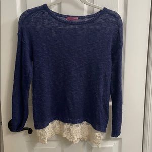 Aqua Bloomingdales sweater